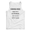 Coronavirus Outbreak Rebukal Prayer Tank Top For Men’s And Women’s