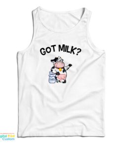 Cow Got Milk Tank Top For UNISEX