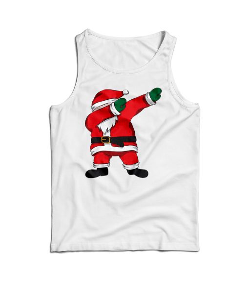 Cute Dabbing Santa Christmas Tank Top Cheap For Men’s And Women’s