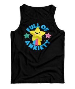 Cute Kawaii Full Of Anxiety Tank Top For UNISEX