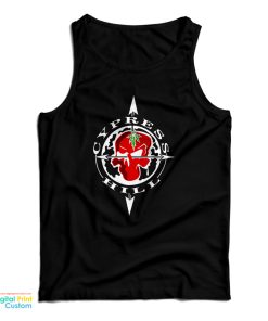 Cypress Hill OG Skull And Compass Tank Top For UNISEX Cypress Hill OG Skull And Compass Tank Top For UNISEX