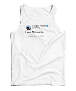 D’Angelo Russell Tweet I Love Minnesota Tank Top For UNISEX