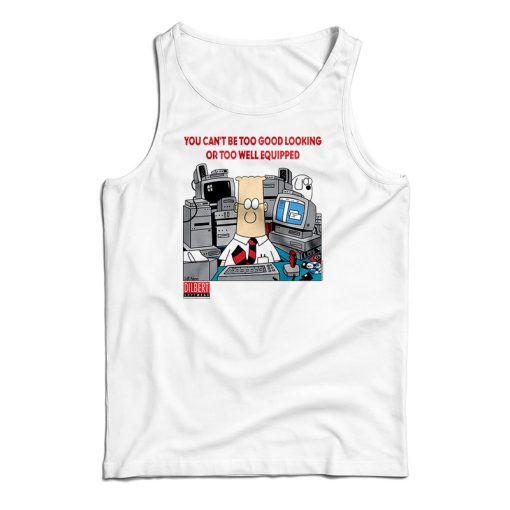 DILBERT Office Comic Strip Cartoon Tank Top