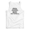 Dallas Raleigh Tennessee Austin Boston New Orleans Tank Top