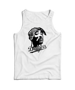 Dodgers Tupac Shakur Los Angeles Baseball Tank Top For UNISEX