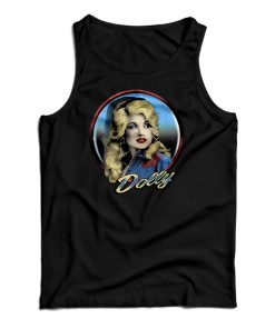 Dolly Parton Western Tank Top For UNISEX 1