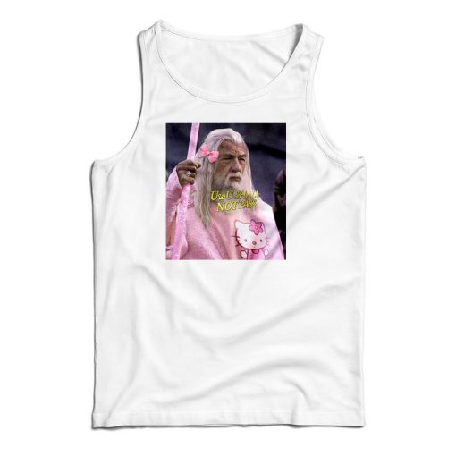 Dumbledore Wednesday We Wear Pink Parody Tank Top For UNISEX