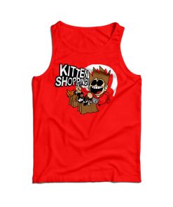Eddsworld Kitten Shopping Tank Top Cheap For Men’s And Women