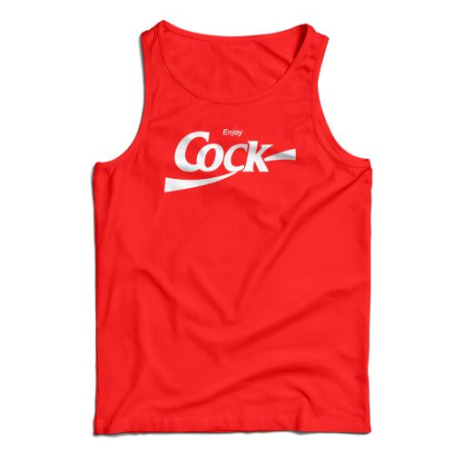 Enjoy Cock Coca Cola Parody Tank Top