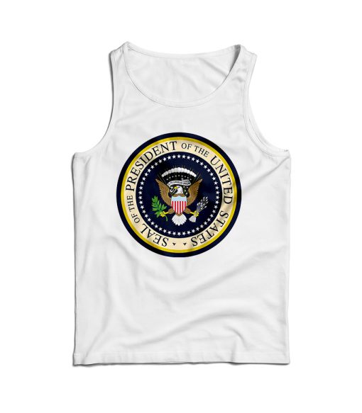 Fake Presidential Seal Logo Tank Top Cheap For Men’s And Women’s
