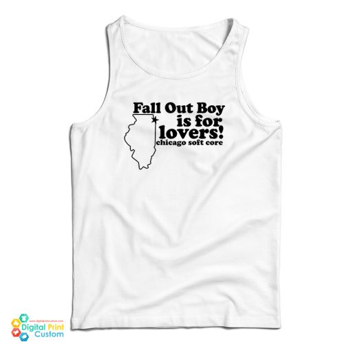 Fall Out Boy Is For Lovers Chicago Soft Core Tank Top