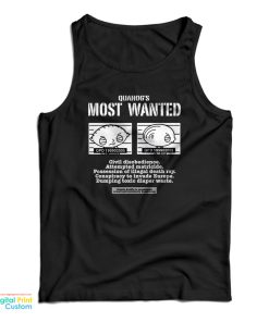Family Guy Stewie Griffin Quahog’s Most Wanted Tank Top Family Guy Stewie Griffin Quahog’s Most Wanted Tank Top