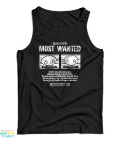 Family Guy Stewie Griffin Quahog’s Most Wanted Tank Top
