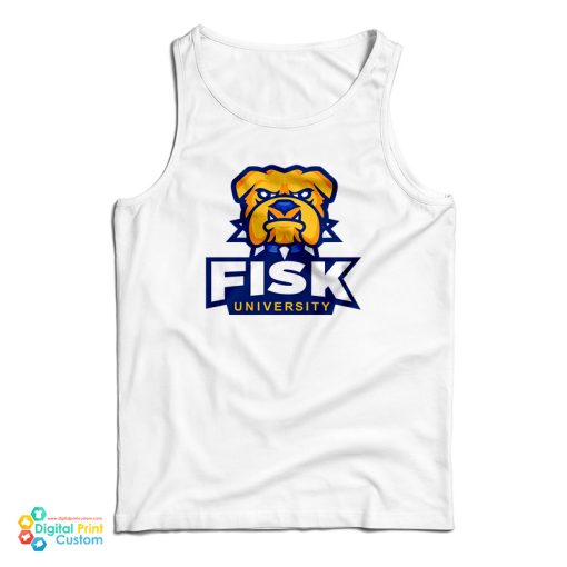Fisk University Bulldog Logo Tank Top