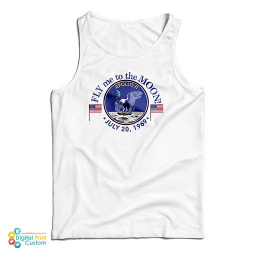 Fly Me To The Moon Apollo 11 1969 Tank Top