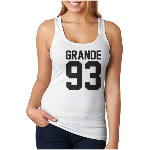 For Sale Grande 93 Ariana Grande Front Tank Top For Men And Women