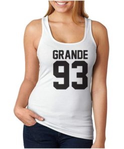 For Sale Grande 93 Ariana Grande Front Tank Top For Men And Women