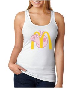 For Sale Mcdonalds X Peppa Pig Parody Funny Tank Top