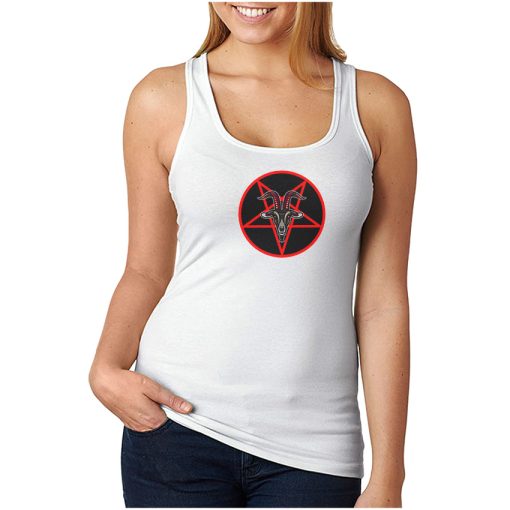 For Sale Pentagram With Demon Baphomet Satanic Tank Top For UNISEX