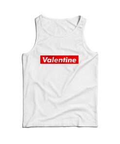 For Sale Valentine Red Box Logo Premium Cheap Tank Top For UNISEX