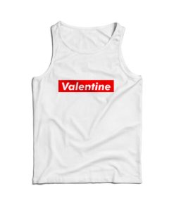 For Sale Valentine Red Box Logo Premium Cheap Tank Top For UNISEX