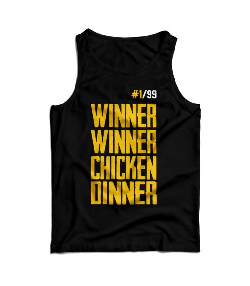 For Sale Winner Winner Chicken Dinner PUBG Tank Top For UNISEX