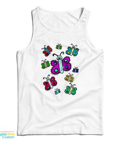Funny Dick Of Butterfly Tank Top