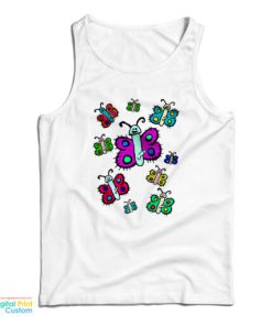 Funny Dick Of Butterfly Tank Top