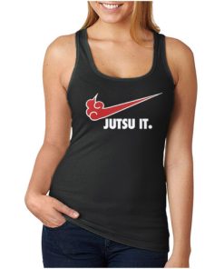Funny Jutsu It Tank Top Akatsuki Cloud Parody Naruto For UNISEX