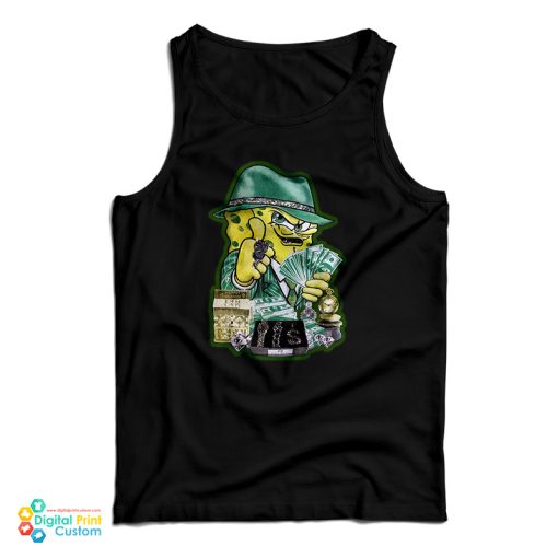 Gangster Spongebob Squarepants Meme Tank Top For UNISEX