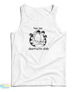 Garfield Hey Jon Destructo Disk Tank Top