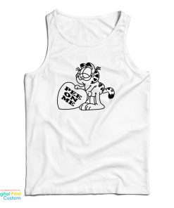 Garfield Pee On Me Tank Top For UNISEX