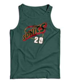 Gary Payton Seattle SuperSonics Tank Top Gary Payton Seattle SuperSonics Tank Top