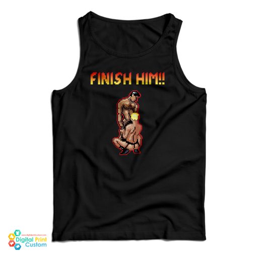 Gaymer Finish Him Tank Top For UNISEX