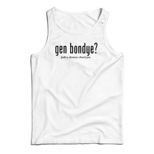 Gen Bondye Jodi A Demen Chack Jou Tank Top