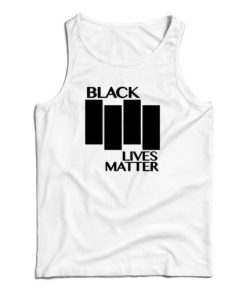Get It Now Black Lives Matter Black Flag Parody Tank Top For UNISEX