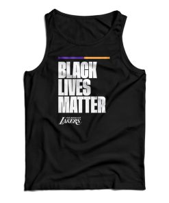 Get It Now Black Lives Matter Lakers Tank Top For Men’s And Women’s