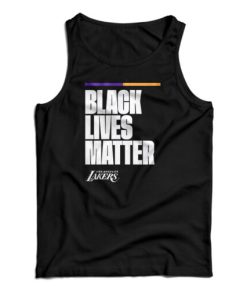 Get It Now Black Lives Matter Lakers Tank Top For Men’s And Women’s