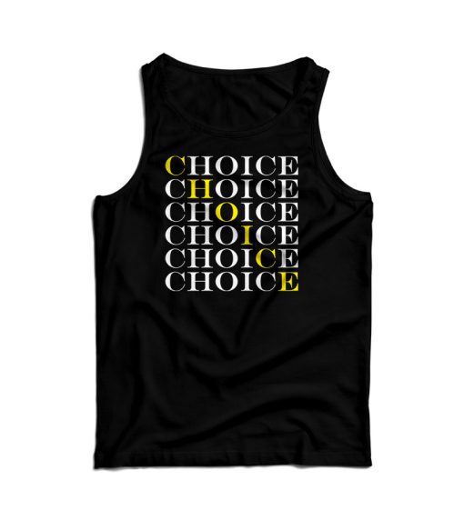 Get It Now Choice Crossword Tank Top For Men’s And Women’s