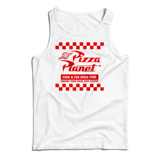Get It Now Disney Pixar Toy Story Pizza Planet Tank Top For UNISEX