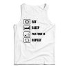 Get It Now Eat Sleep Golf Repeat Funny PGA Open Masters Golfer Tank Top