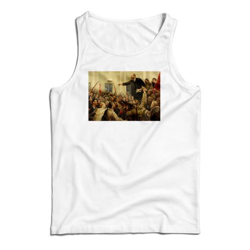 Get It Now Famous Russian Revolution Painting Tank Top For UNISEX
