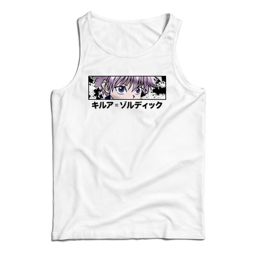 Get It Now Hunter X Hunter Killua Eyes Tank Top For Men’s And Women’s