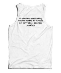 Get It Now In Fact Don’t Even Breathe Back Tank Top For UNISEX