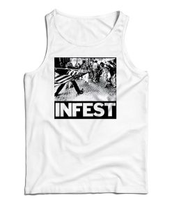 Get It Now Infest Band Merch Tank Top For Men’s And Women’s