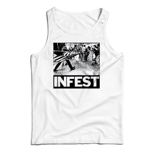 Get It Now Infest Band Merch Tank Top For Men’s And Women’s