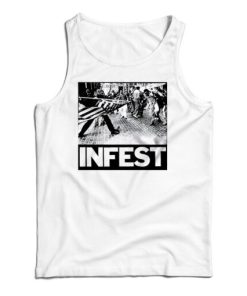 Get It Now Infest Band Merch Tank Top For Men’s And Women’s