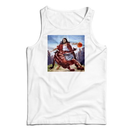 Get It Now Jesus Crossing Satan Parody Tank Top For UNISEX