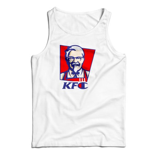 Get It Now KFC X Champion Fast Food Sportswear Parody Tank Top