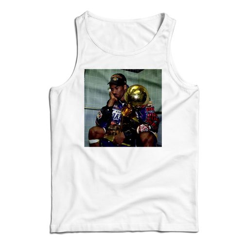 Get It Now Kobe Holding Trophy Tank Top For Men’s And Women’s